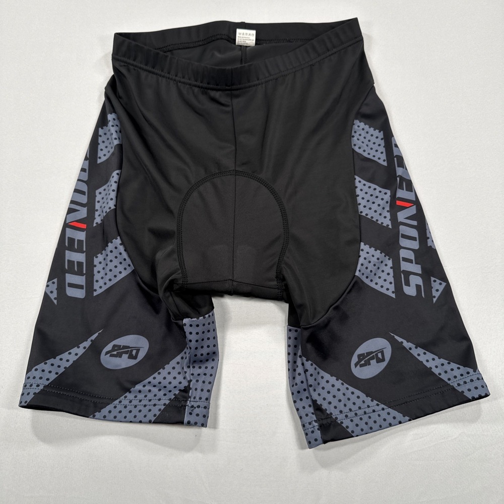 Sponeed Cycling Shorts Mens XL Black Padded Bicycle Riding Biking Gear